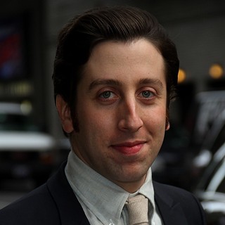 Simon Helberg in The Late Show with David Letterman - Arrivals