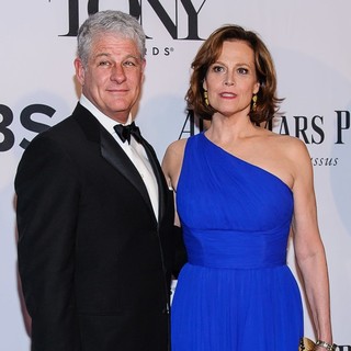 Jim Simpson, Sigourney Weaver in The 67th Annual Tony Awards - Arrivals