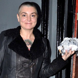 Sinead O'Connor Arriving at The Olympia Theatre