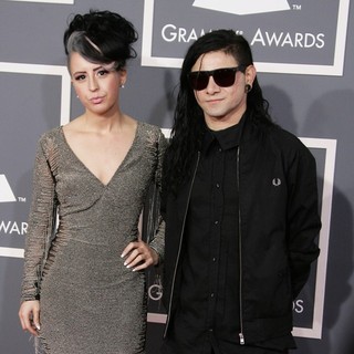 Sirah, Skrillex in 55th Annual GRAMMY Awards - Arrivals