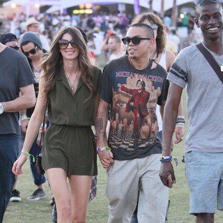 Cora Skinner, Evan Ross in Celebrities at The 2012 Coachella Valley Music and Arts Festival - Week 2 Day 1