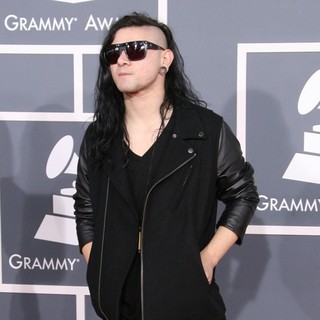 Skrillex in 54th Annual GRAMMY Awards - Arrivals