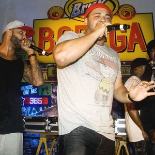Joe Budden, Joell Ortiz, Crooked I, Slaughterhouse in BRISK Bodega Private Shady Records Artists Performance: Yelawolf and Slaughterhouse