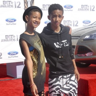 Willow Smith, Jaden Smith in The BET Awards 2012 - Arrivals