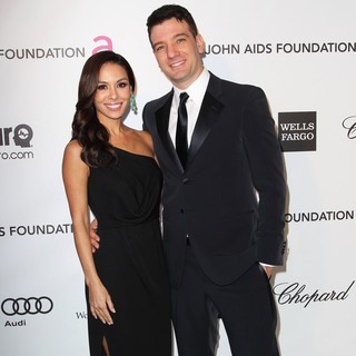 Kathryn Smith, JC Chasez in 21st Annual Elton John AIDS Foundation's Oscar Viewing Party