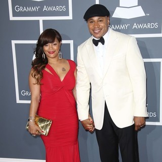 Simone I. Smith, LL Cool J in 55th Annual GRAMMY Awards - Arrivals