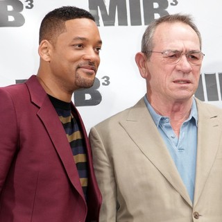 Will Smith, Tommy Lee Jones in Men in Black 3 Photocall