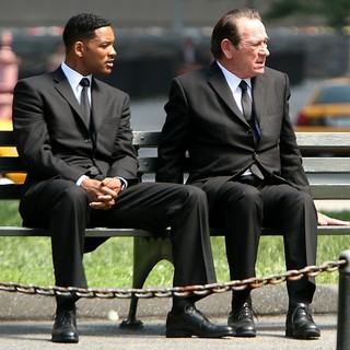 Shooting on Location for Men in Black 3