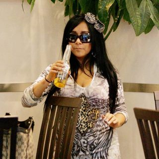 Snooki, Jionni LaValle in Snooki and Jionni LaValle Filming for Jersey Shore