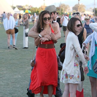 Ian Somerhalder, Nina Dobrev in Celebrities at The 2012 Coachella Valley Music and Arts Festival - Day 3