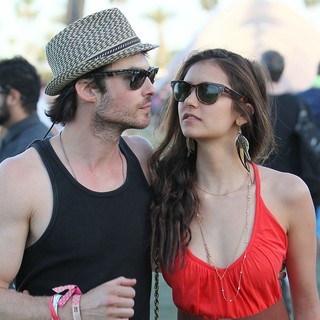 Ian Somerhalder, Nina Dobrev in Celebrities at The 2012 Coachella Valley Music and Arts Festival - Day 3