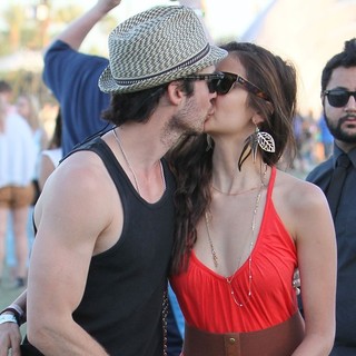 Ian Somerhalder, Nina Dobrev in Celebrities at The 2012 Coachella Valley Music and Arts Festival - Day 3