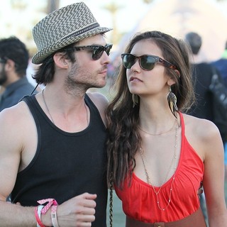 Ian Somerhalder, Nina Dobrev in Celebrities at The 2012 Coachella Valley Music and Arts Festival - Day 3