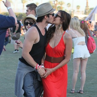 Ian Somerhalder, Nina Dobrev in Celebrities at The 2012 Coachella Valley Music and Arts Festival - Day 3