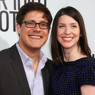 Rich Sommer, Virginia Donohoe in Our Idiot Brother - Los Angeles Premiere