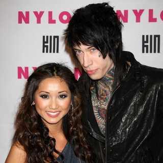 Brenda Song, Trace Cyrus in The Nylon Magazine Young Hollywood Party 2010