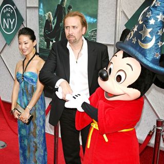 Alice Kim, Nicolas Cage in World Premiere of 'The Sorcerer's Apprentice'
