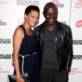 Souleymane Sy Savane in Machine Gun Preacher Los Angeles Premiere