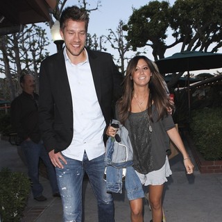 Scott Speer, Ashley Tisdale in Ashley Tisdale Heads to Tra Di Noi Restaurant with Scott Speer