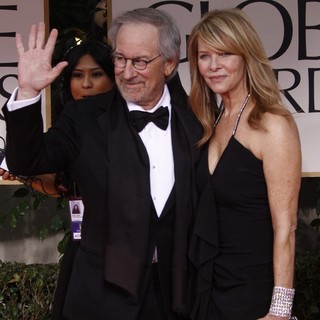 Steven Spielberg, Kate Capshaw in The 69th Annual Golden Globe Awards - Arrivals