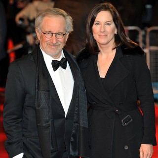 Steven Spielberg, Kathleen Kennedy in War Horse - UK Film Premiere - Arrivals