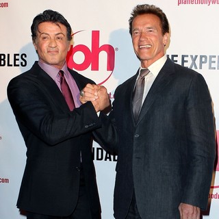 Sylvester Stallone, Arnold Schwarzenegger in Special Screening of The Expendables