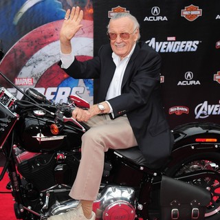 Stan Lee in World Premiere of The Avengers - Arrivals