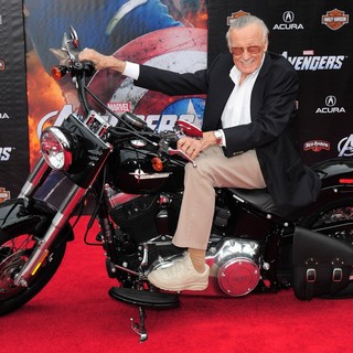 Stan Lee in World Premiere of The Avengers - Arrivals