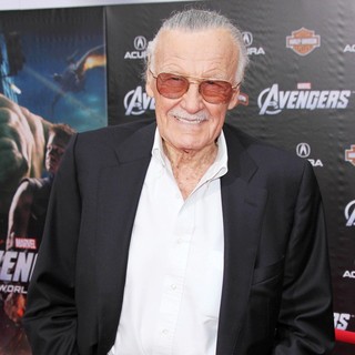 Stan Lee in World Premiere of The Avengers - Arrivals