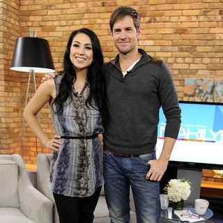 Cassie Steele, Jonathan Patrick Moore in Cassie Steele Appears on The Marilyn Denis Show Promoting TV Series The L.A. Complex
