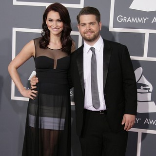 Lisa Stelly, Jack Osbourne in 55th Annual GRAMMY Awards - Arrivals