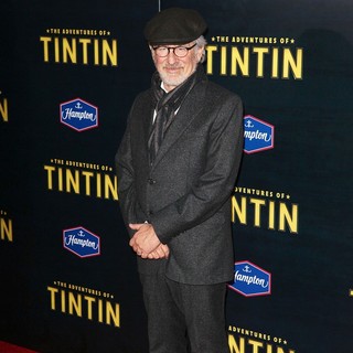 Steven Spielberg in The New York Premiere of The Adventures of Tintin: The Secret of the Unicorn