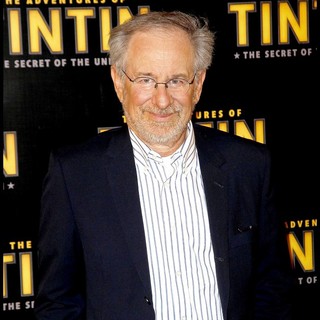 Steven Spielberg in The Adventures of Tintin: The Secret of the Unicorn Photocall