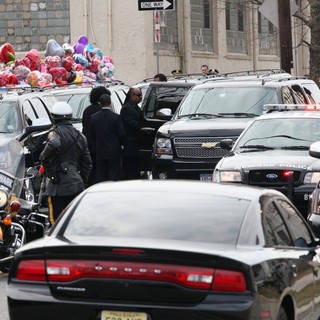 Stevie Wonder in The Funeral of Whitney Houston