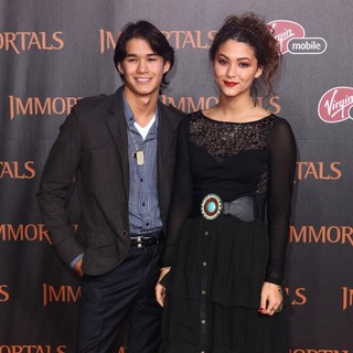 BooBoo Stewart, Fivel Stewart in Immortals 3D Los Angeles Premiere