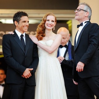 Ben Stiller, Jessica Chastain in Madagascar 3: Europe's Most Wanted Premiere- During The 65th Cannes Film Festival