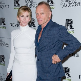 Trudie Styler, Sting in The 2012 Concert for The Rainforest Fund Afterparty - Arrivals