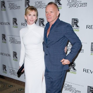 Trudie Styler, Sting in The 2012 Concert for The Rainforest Fund Afterparty - Arrivals