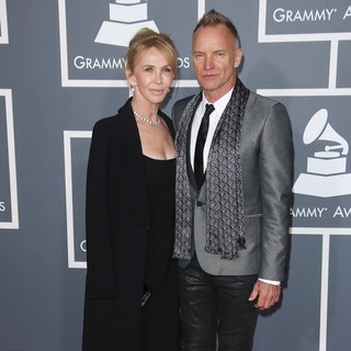 Trudie Styler, Sting in 55th Annual GRAMMY Awards - Arrivals