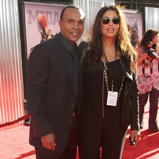 Sugar Ray Leonard in Los Angeles Premiere of Real Steel