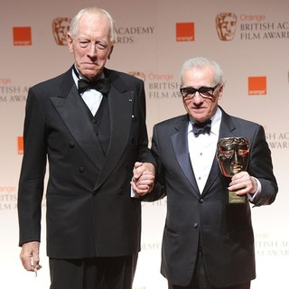 Max von Sydow in Orange British Academy Film Awards 2012 - Press Room - sydow-scorsese-orange-british-academy-film-awards-2012-press-room-01