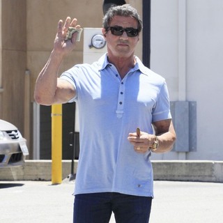Sylvester Stallone in Sylvester Stallone and Friends After Having Lunch