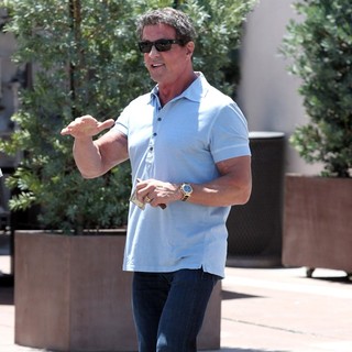 Sylvester Stallone in Sylvester Stallone and Friends After Having Lunch