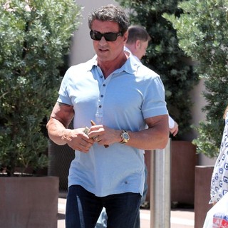 Sylvester Stallone in Sylvester Stallone and Friends After Having Lunch