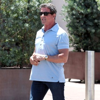 Sylvester Stallone in Sylvester Stallone and Friends After Having Lunch