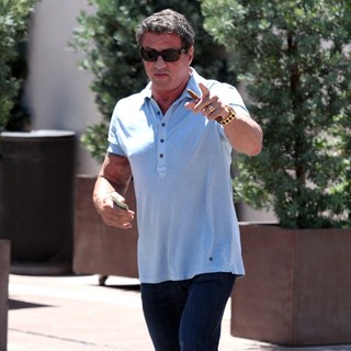 Sylvester Stallone in Sylvester Stallone and Friends After Having Lunch