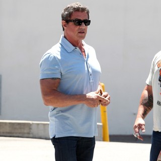 Sylvester Stallone in Sylvester Stallone and Friends After Having Lunch