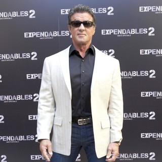 Sylvester Stallone in The Expendables 2 Photocall