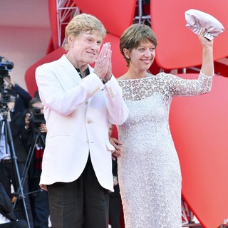 Robert Redford, Sibylle Szaggars in The 69th Venice Film Festival - The Company You Keep - Premiere - Red Carpet