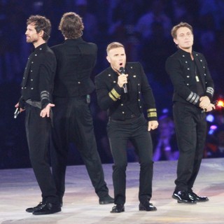 Take That in London 2012 Olympic Games - Closing Ceremony